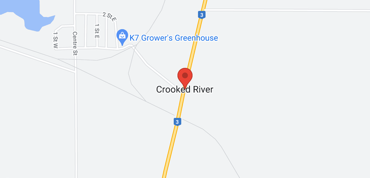 map of Crooked River Acreage